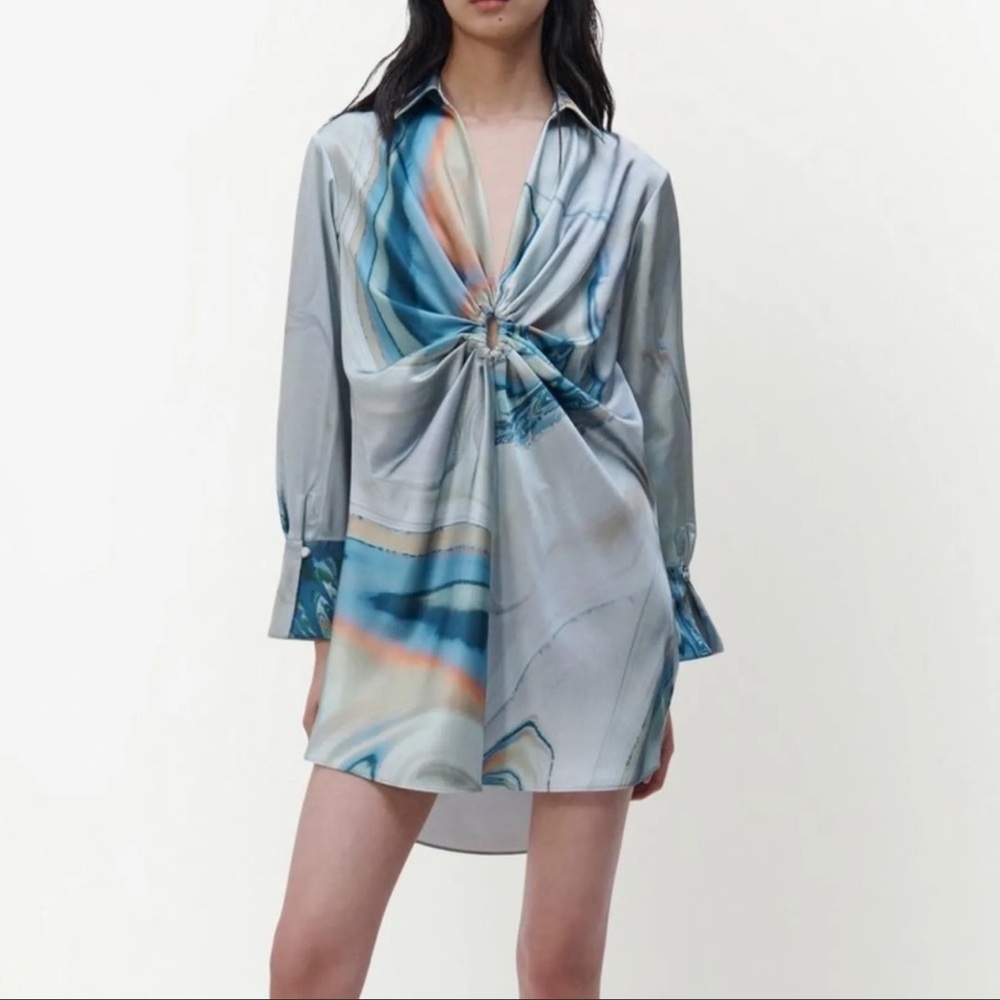 Jonathan Simkhai Roma Gathered Dress